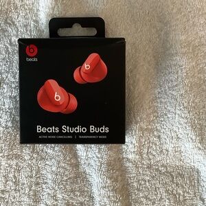 Beats Studio Buds - Red Earbuds (Boxed)
BRAND NEW - Sealed
